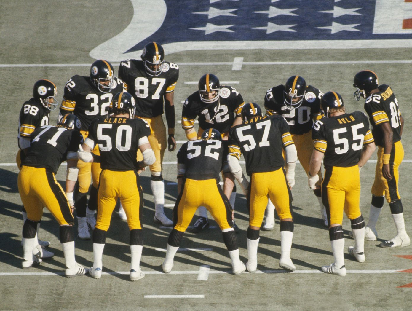 Terry Bradshaw with Teammates