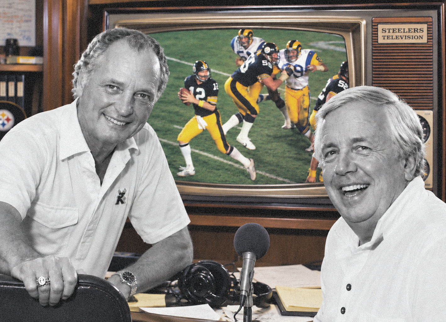 Myron Cope and Jack Fleming