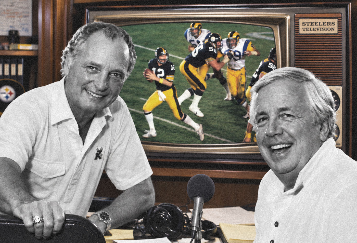 TV Synced With Myron Cope and Jack Fleming