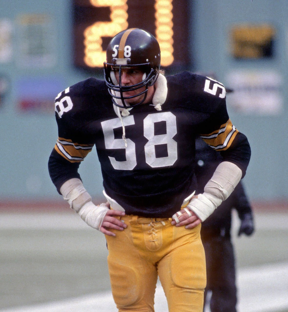 Jack Lambert in action