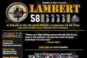 Jack Lambert Tribute