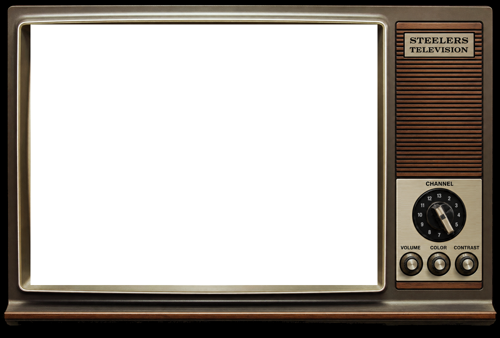 Vintage Steelers Television cabinet